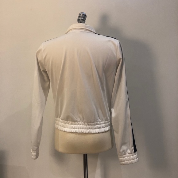 White Zip Up Jacket - Picture 3 of 4